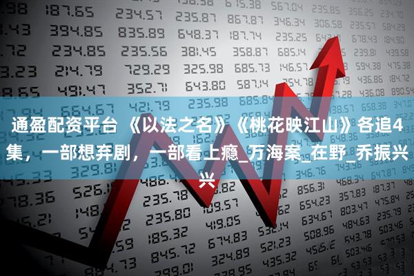 通盈配资平台 《以法之名》《桃花映江山》各追4集，一部想弃剧，一部看上瘾_万海案_在野_乔振兴